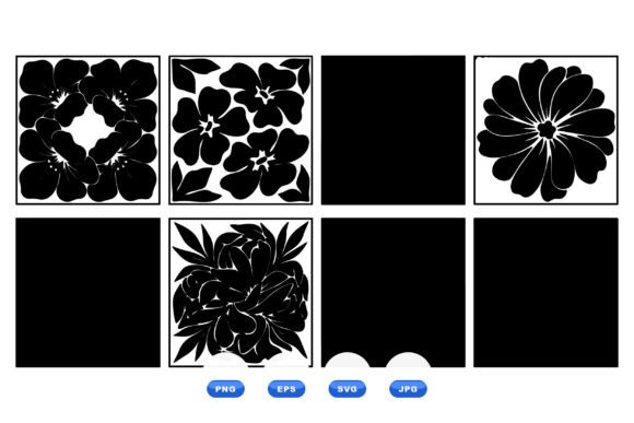 Floral Square SVG Stencils Review